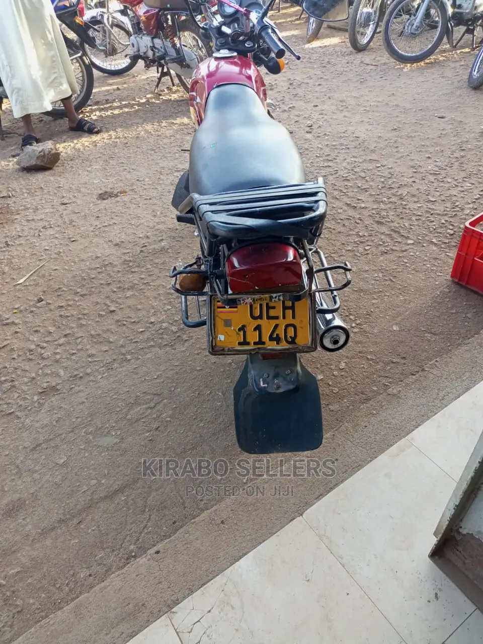 TVS HLX 125 2014 Purple