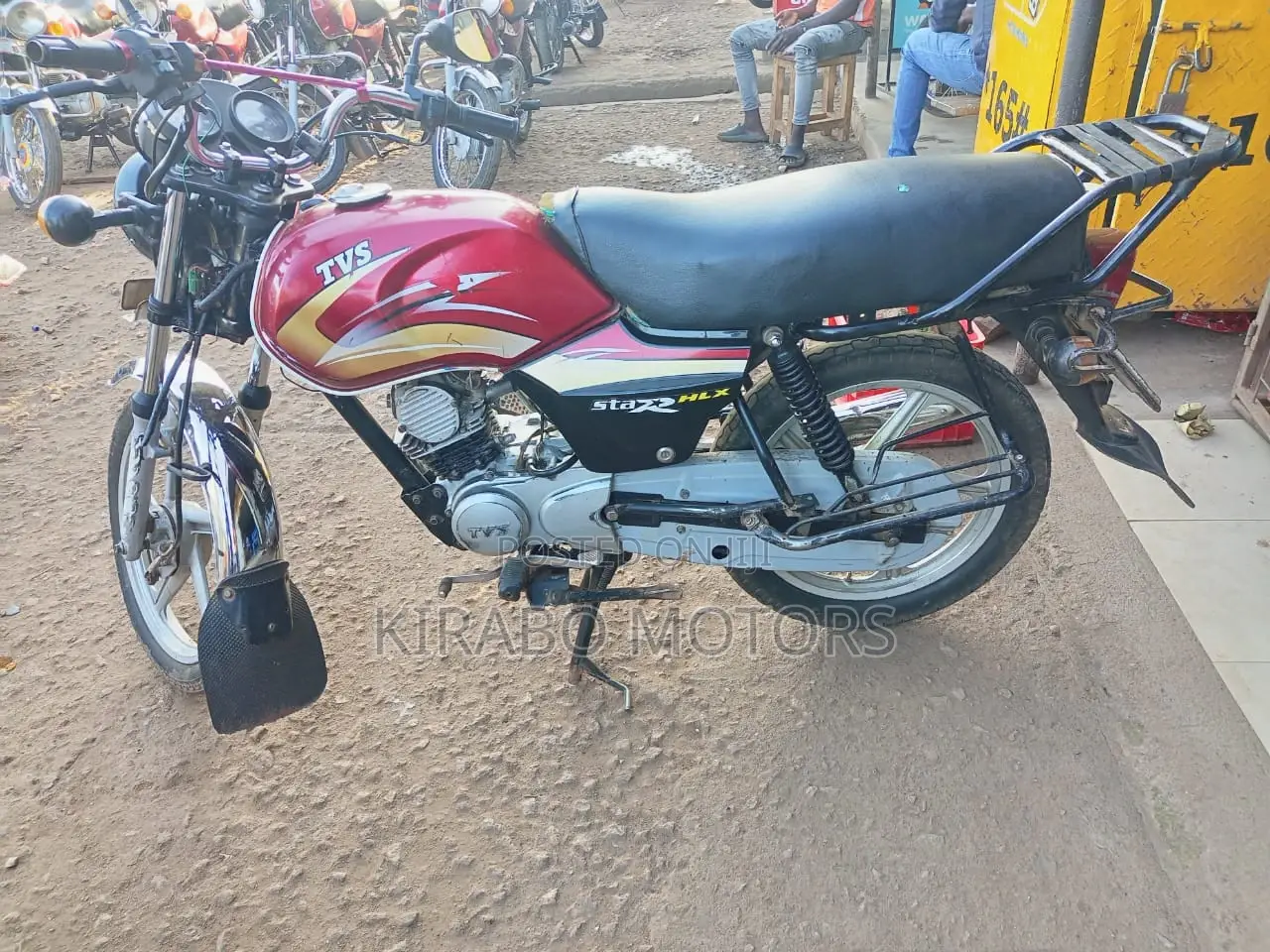 TVS HLX 125 2014 Purple