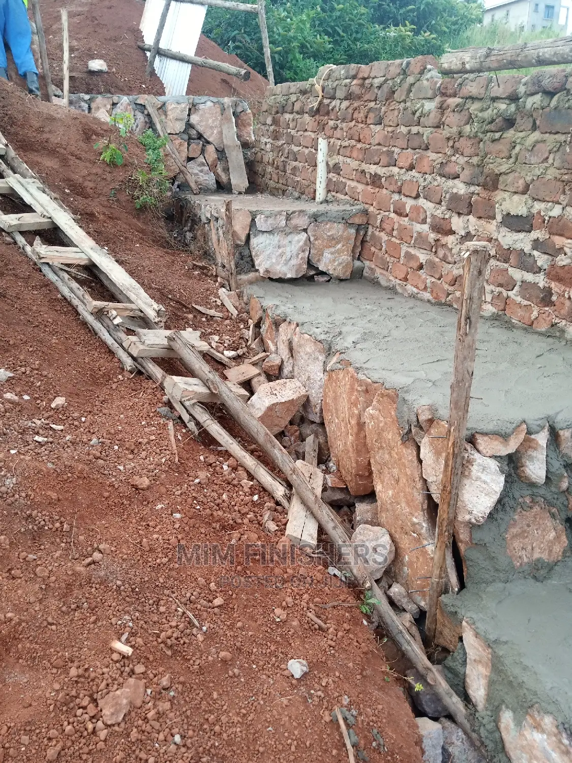Perimeter Wall Foundation and Retaining of the Soil