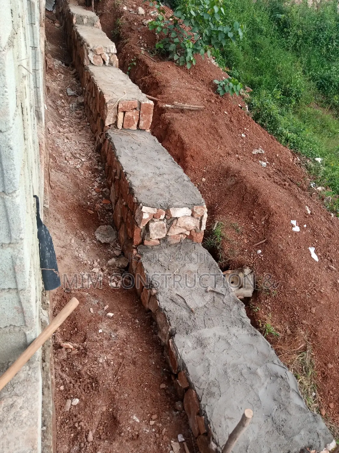 Perimeter Wall Foundation and Retaining of the Soil
