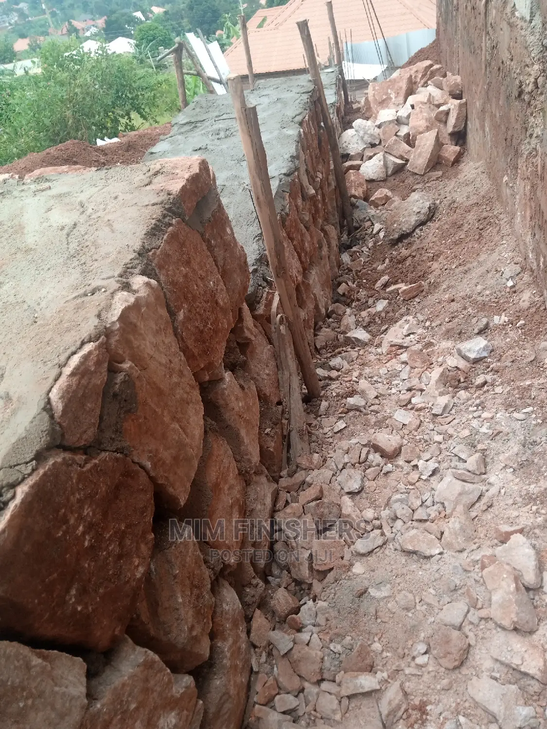 Perimeter Wall Foundation and Retaining of the Soil