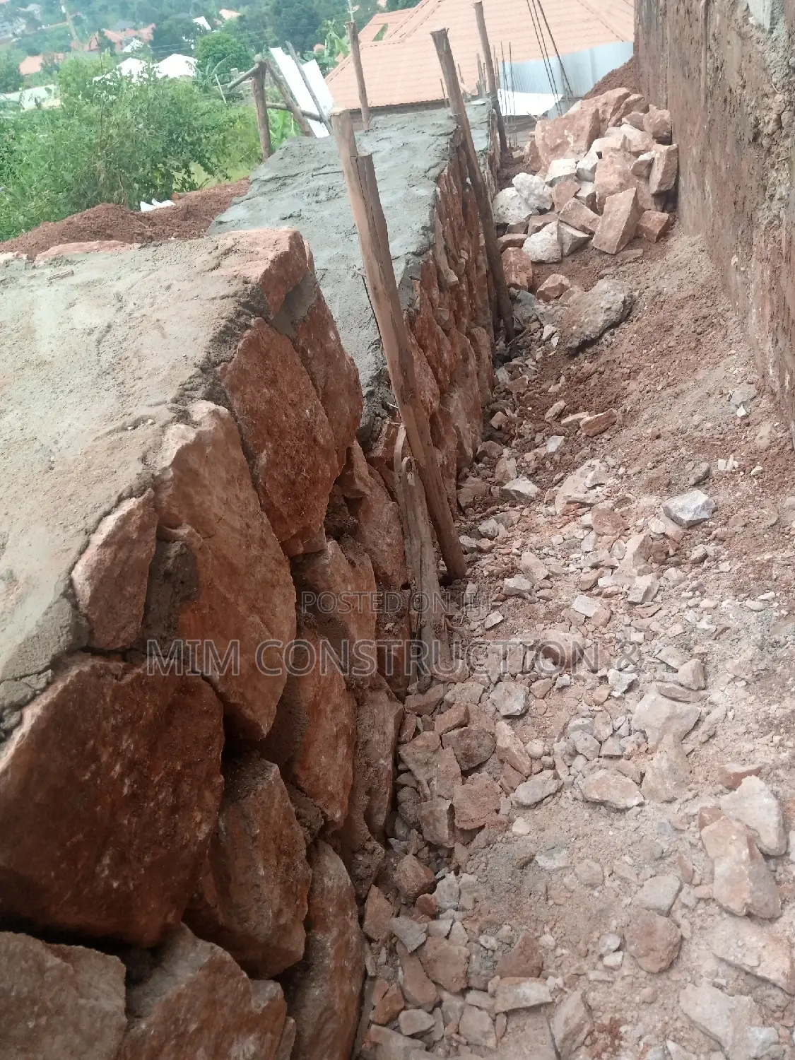 Perimeter Wall Foundation and Retaining of the Soil