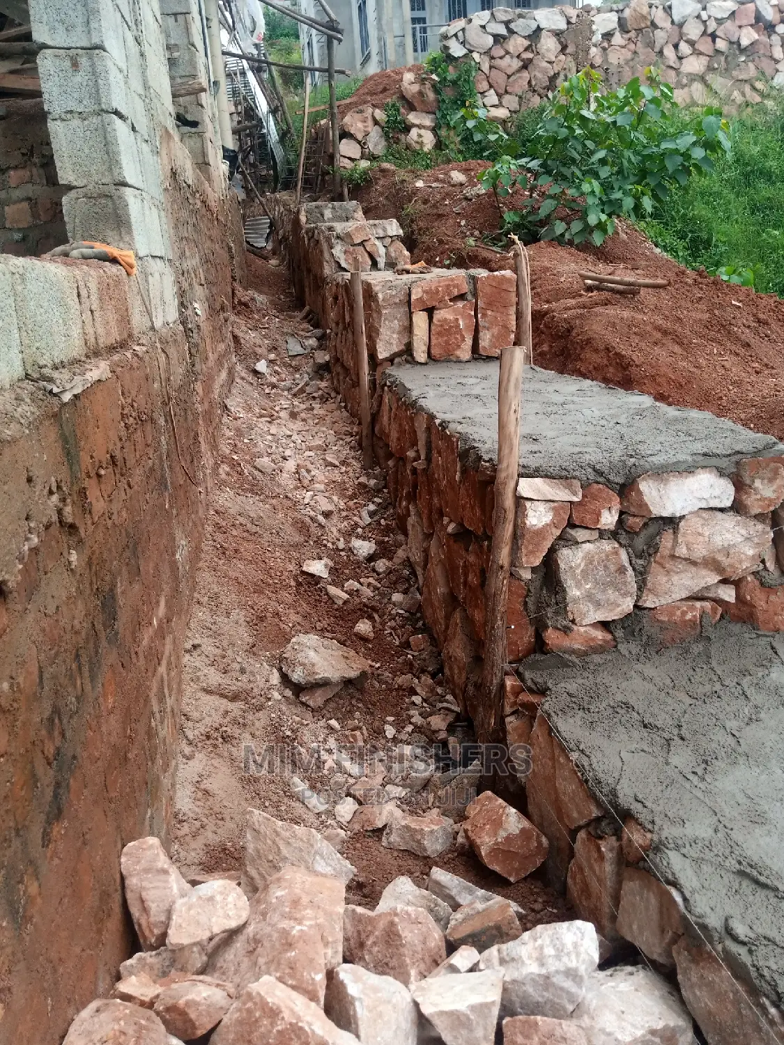 Perimeter Wall Foundation and Retaining of the Soil