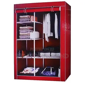 Metallic Wardrobe With Two Columns