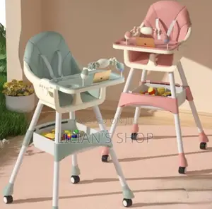 Baby Dining High Chair With Wheels