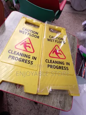 Plastic Safety Cautions Signs