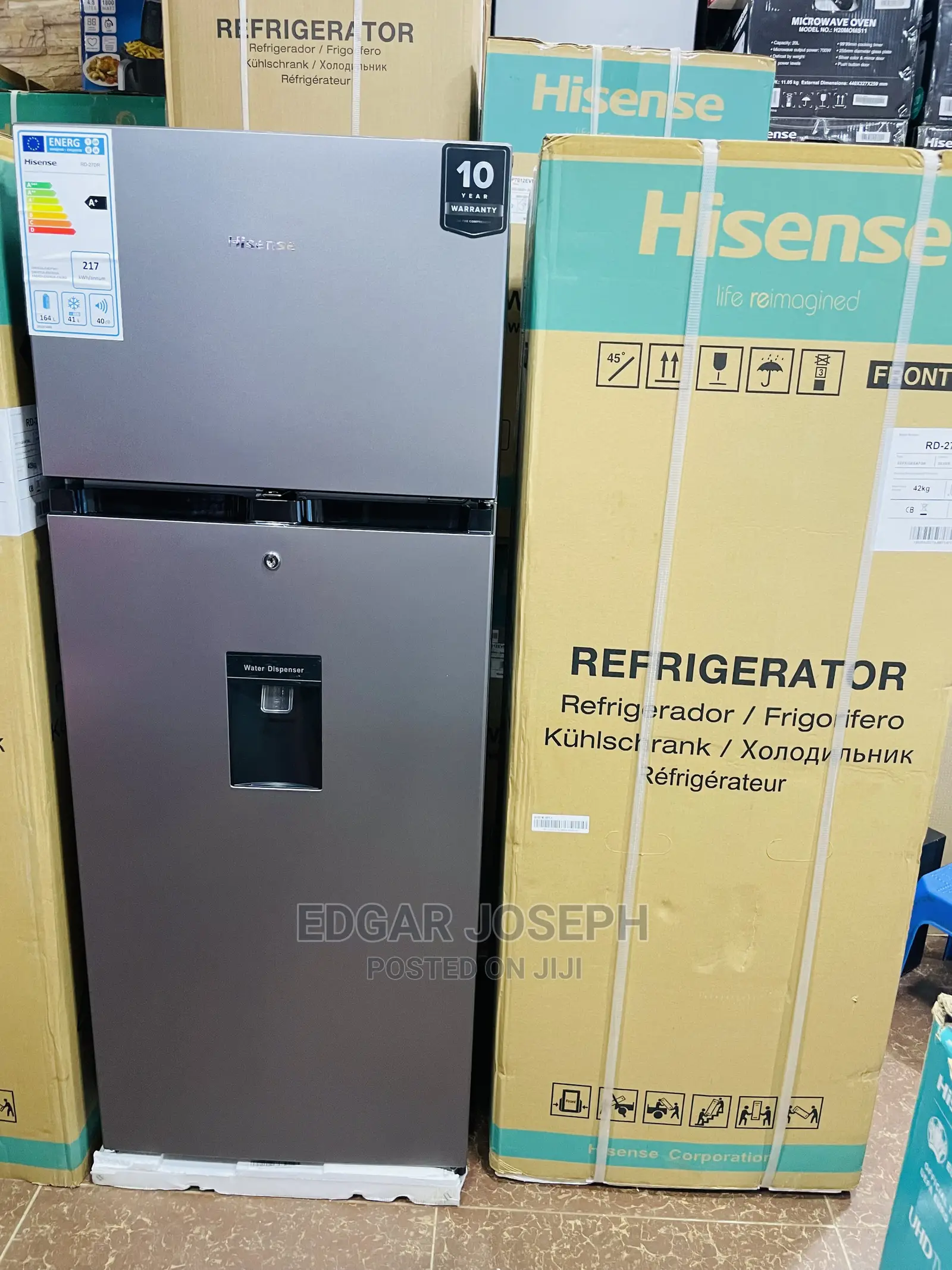 Hisense Refrigerator Brand New 270L