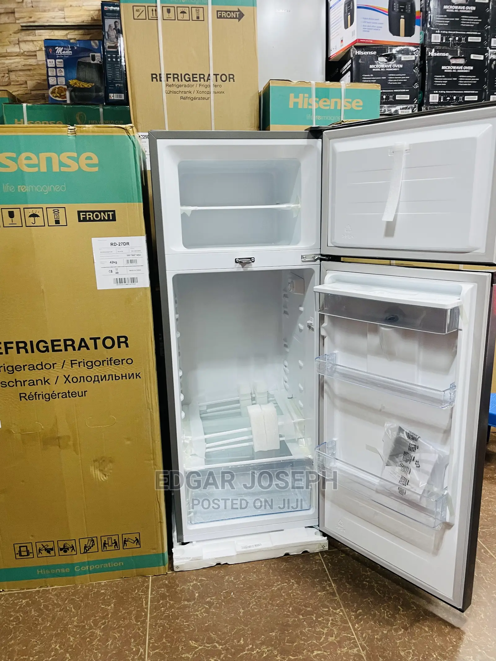 Hisense Refrigerator Brand New 270L