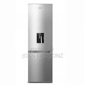Hisense 341L Double Door Bottom Mounted Dispenser Refrigerat