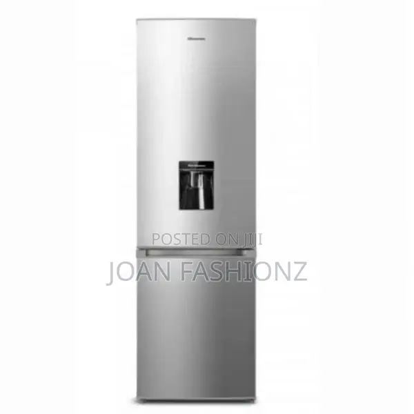 Hisense 341L Double Door Bottom Mounted Dispenser Refrigerat