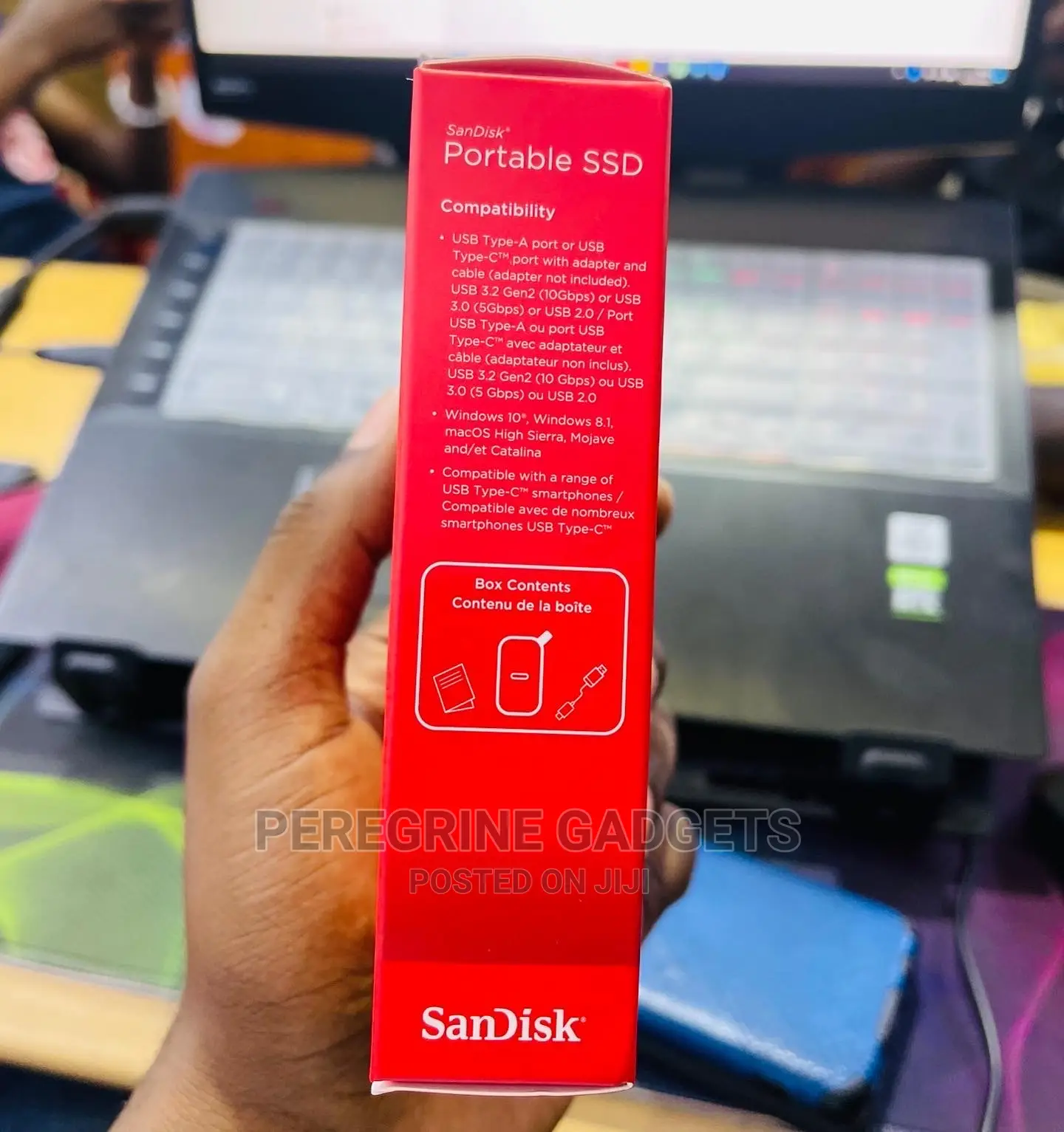 Sandisk 1tb/to Portable Solid State Drive (Ssd)