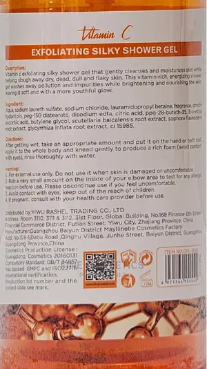 Dr Rashel Vitamin C Exfoliating+Brightening Silky Shower Gel