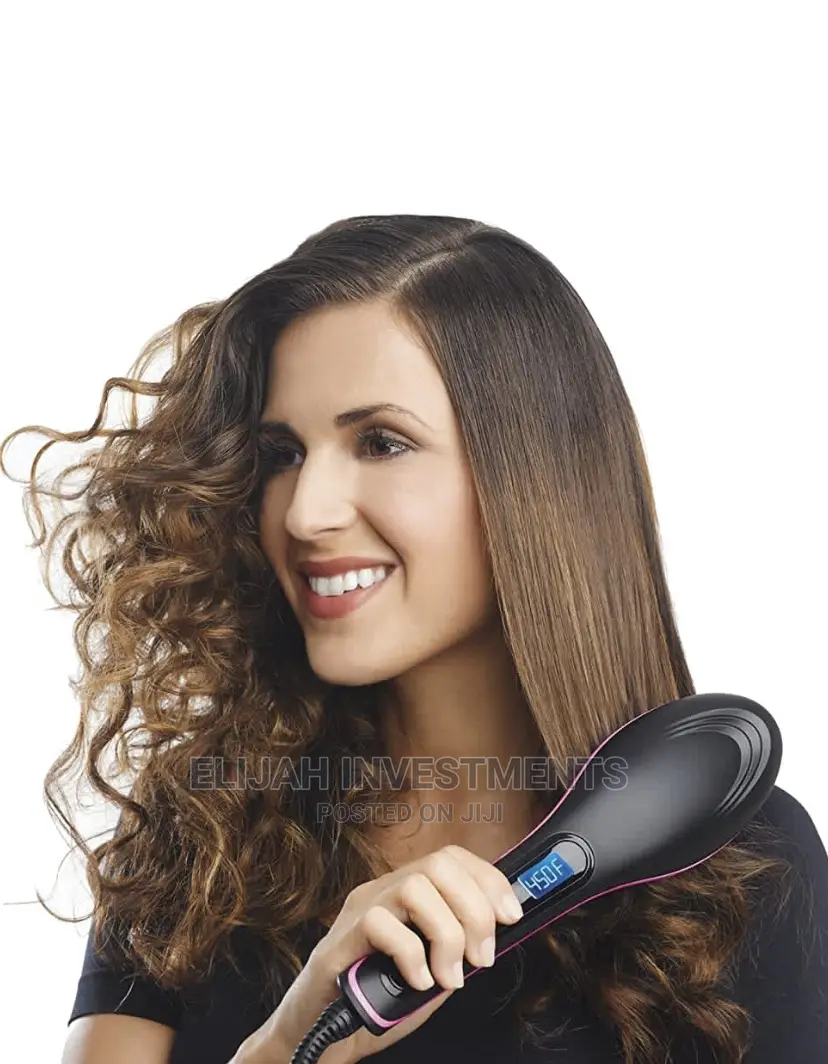 Straight Ceramic Hair Straightener Device