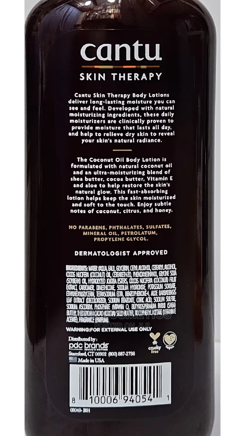 Cantu Skin Therapy Coconut Oil Hydrating Body Lotion 473ml