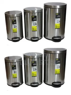Office Stainless Steel Waste Bin.