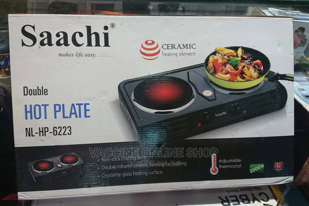 Saachi Double Hot Plate