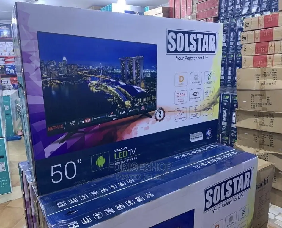 Solstar 50inch Smart TVS 8GB Internl Storage Wholesale Price