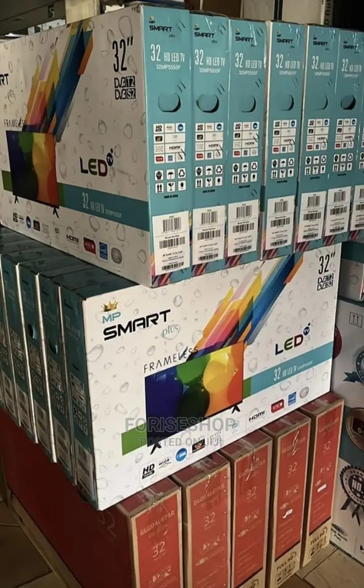 Smart Plus 32 Inches Digital Free 2 Air Frameless TVS