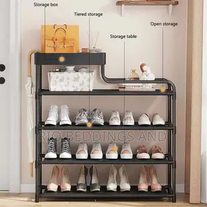 Shoe Rack With Four Layers and Strong Box