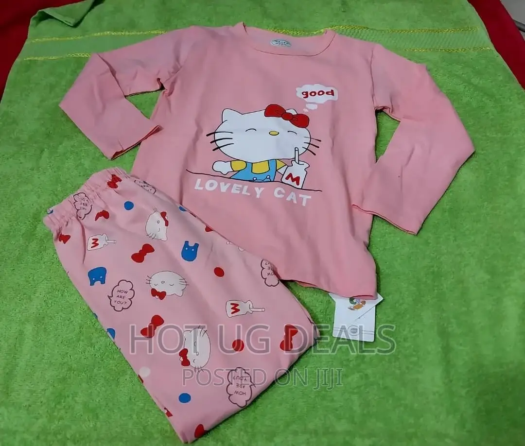 2pc Set Kid’S Clothing- Pink, Designs May Vary