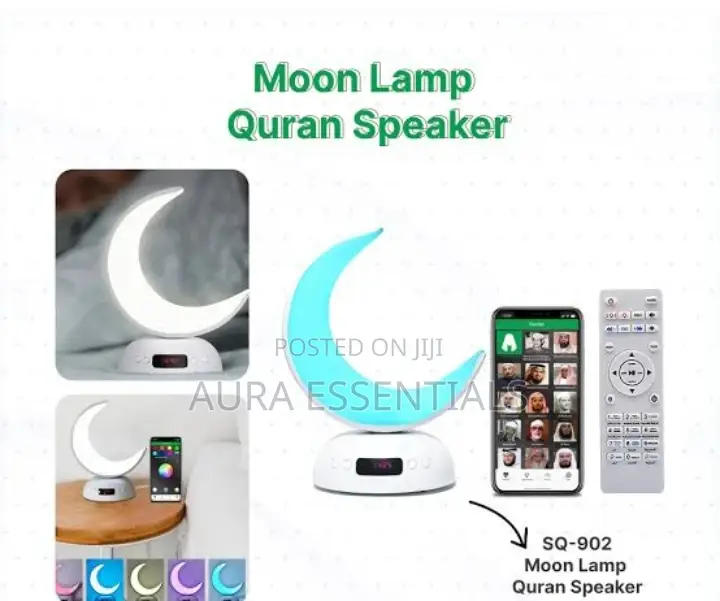 Colorful Moon Lamp Quran Speaker