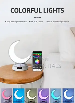 Colorful Moon Lamp Quran Speaker
