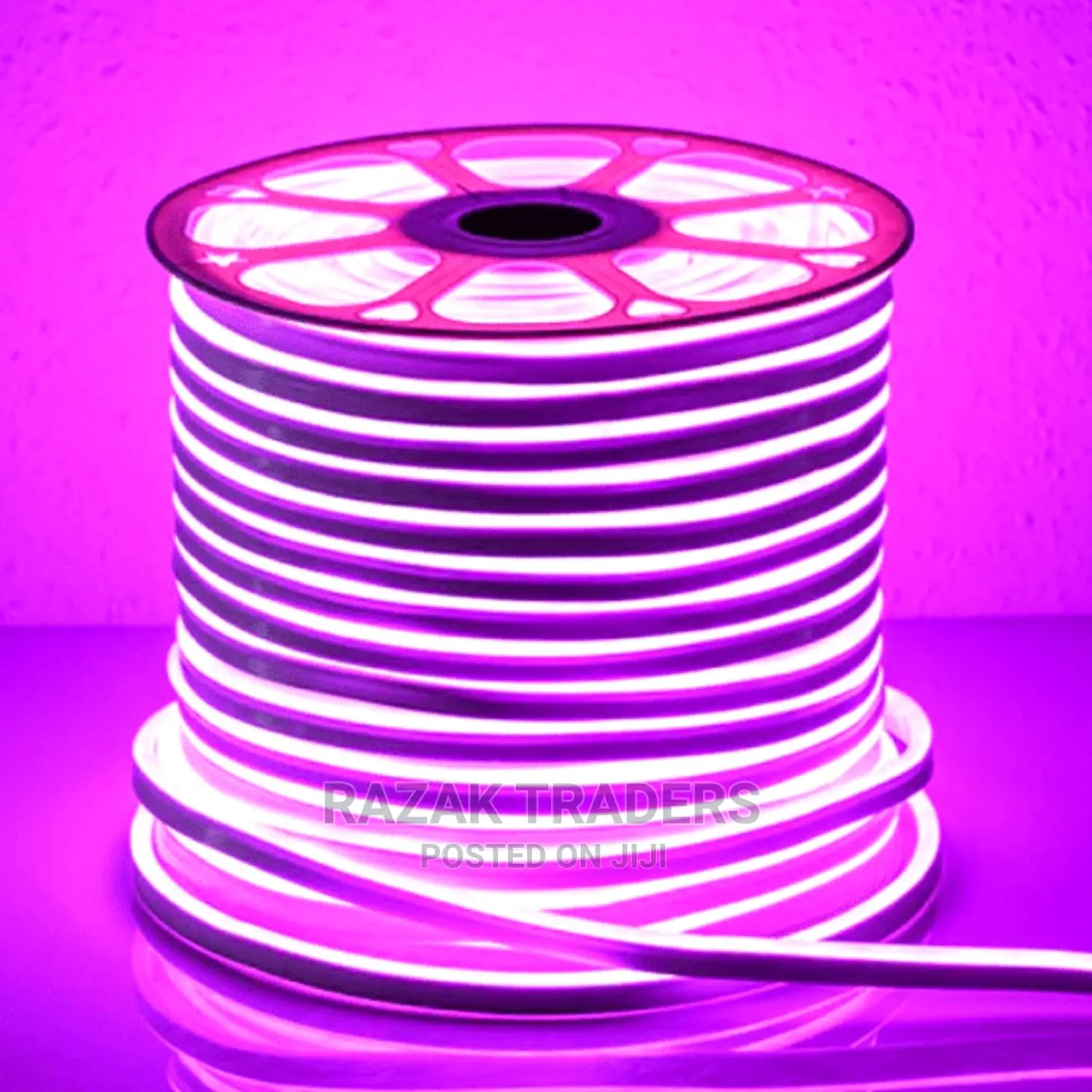 Pink LED Neon Flex AC 220V 240V 8x16mm/ Waterproof