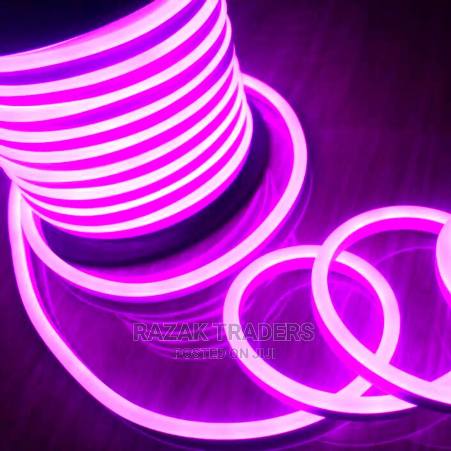 Pink LED Neon Flex AC 220V 240V 8x16mm/ Waterproof