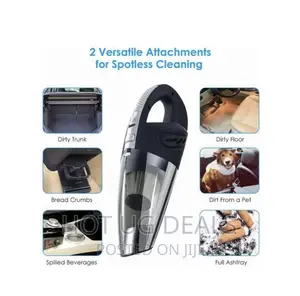 Car Vacuum Cleaner + Tire Inflator - Black