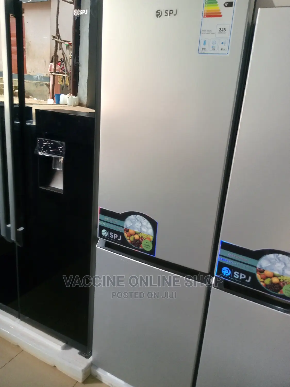 SPJ Double Door Fridge 340L