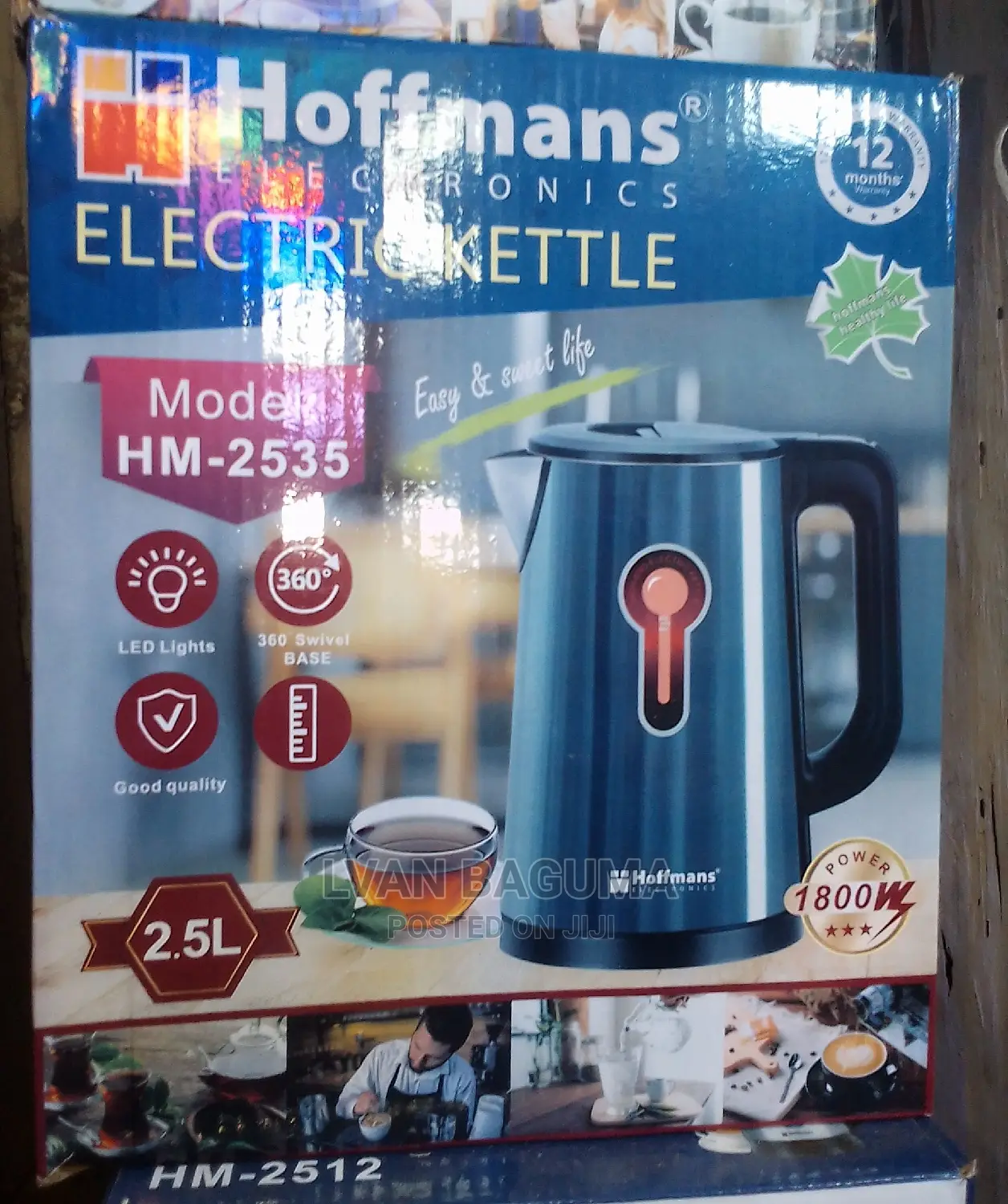 Hoffmans Electric 2.5L Kettle - Good Quality, Model HM 2535