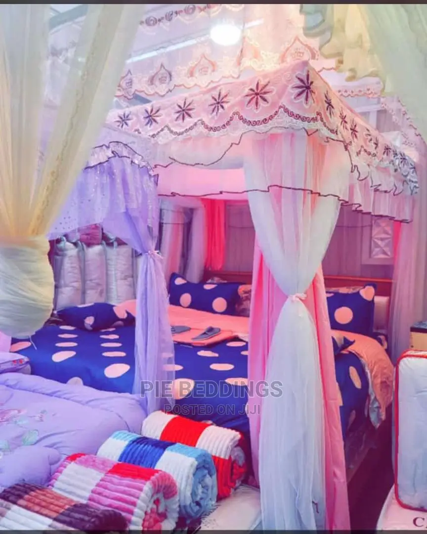 Square Mosquito Net With Curtains