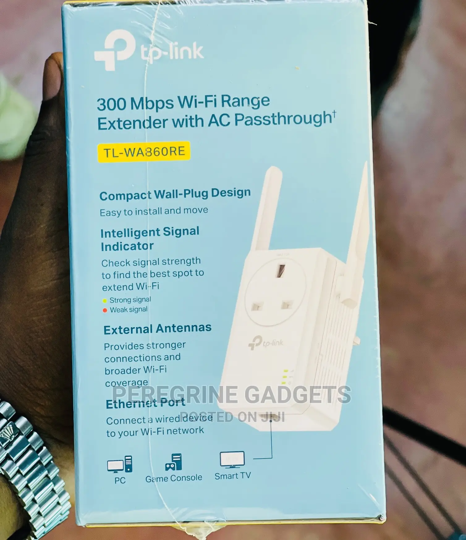 Ptplink Wi-fi Range Extender With AC Passthrough N300