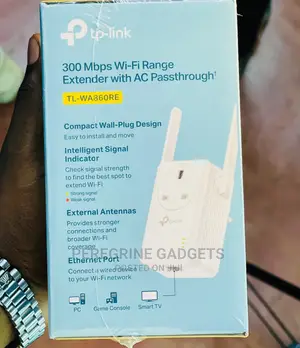 Ptplink Wi-fi Range Extender With AC Passthrough N300