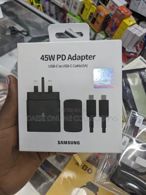 45w C to C Samsung Charger Black