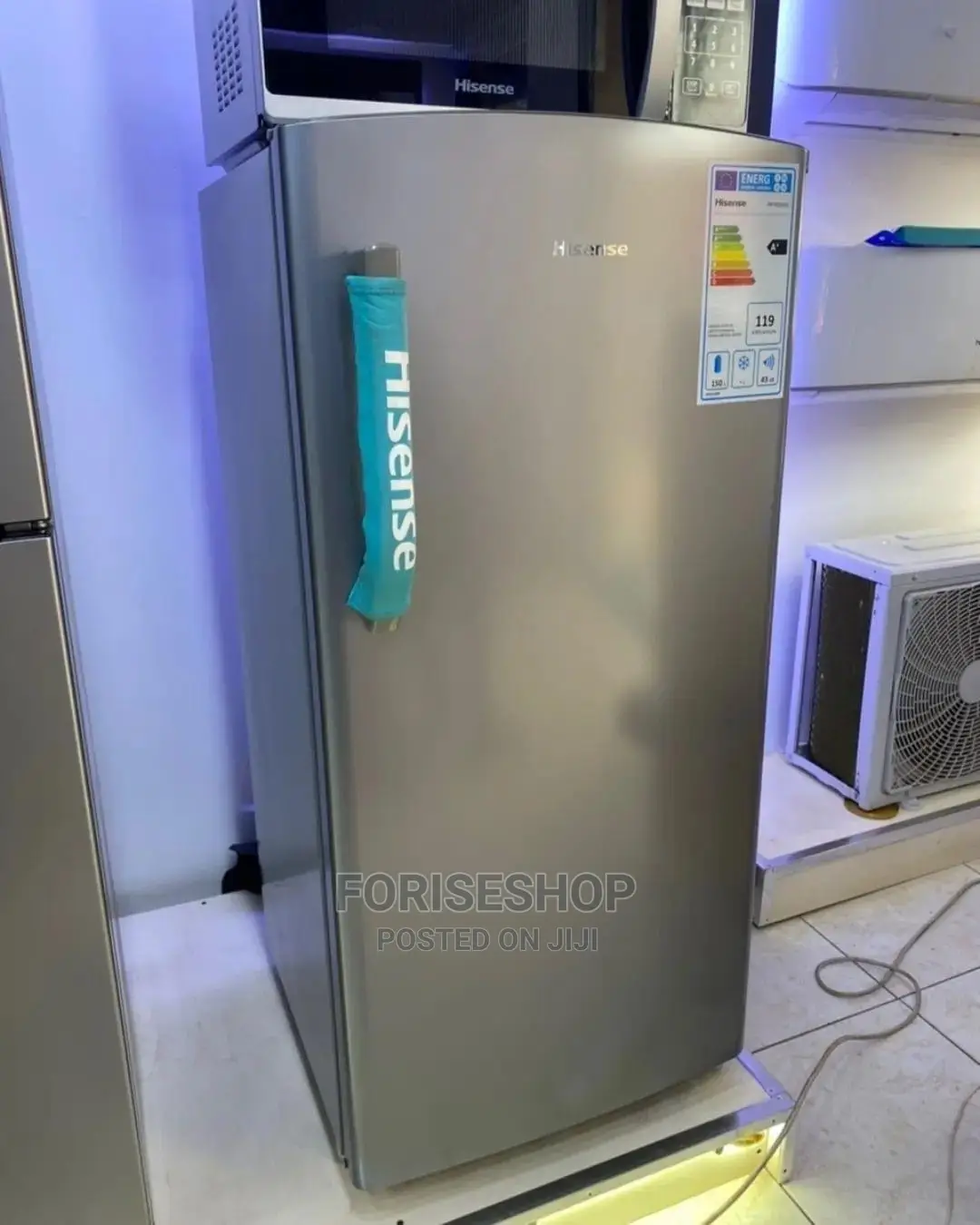 195 Litres Hisense Single Door Frostfree Single Door Fridge