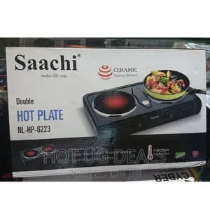 Photo - Saachi Double Ceramic Hot Plate – NL-HP-6223 Dubai -Imported