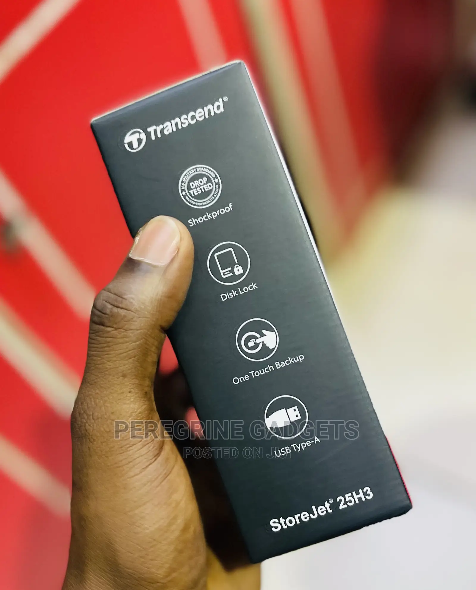 4tb Transcend Usb3.1 Gen 1 Portable External Hard Drive