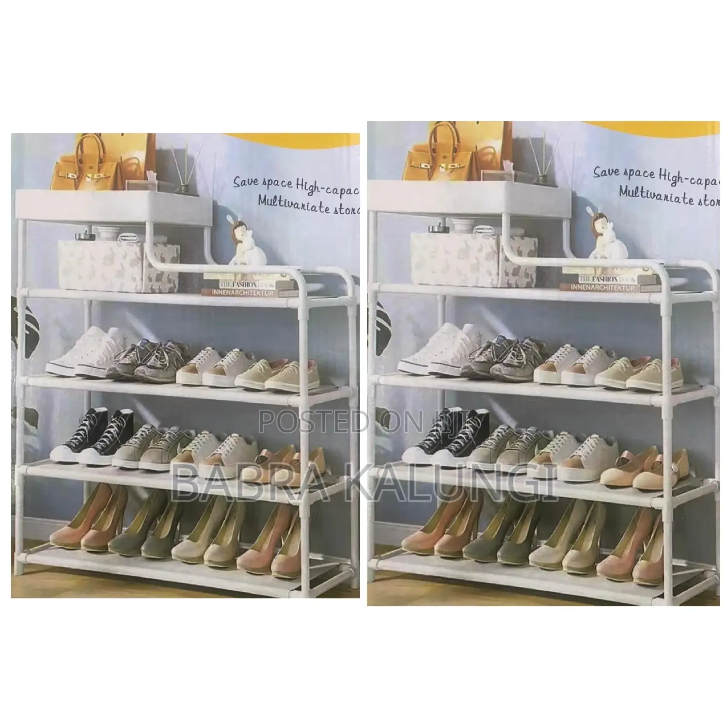 Shoe Rack With Four Layers and Strong Box