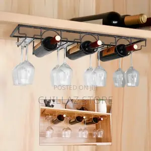 Mounted Wine Rack.