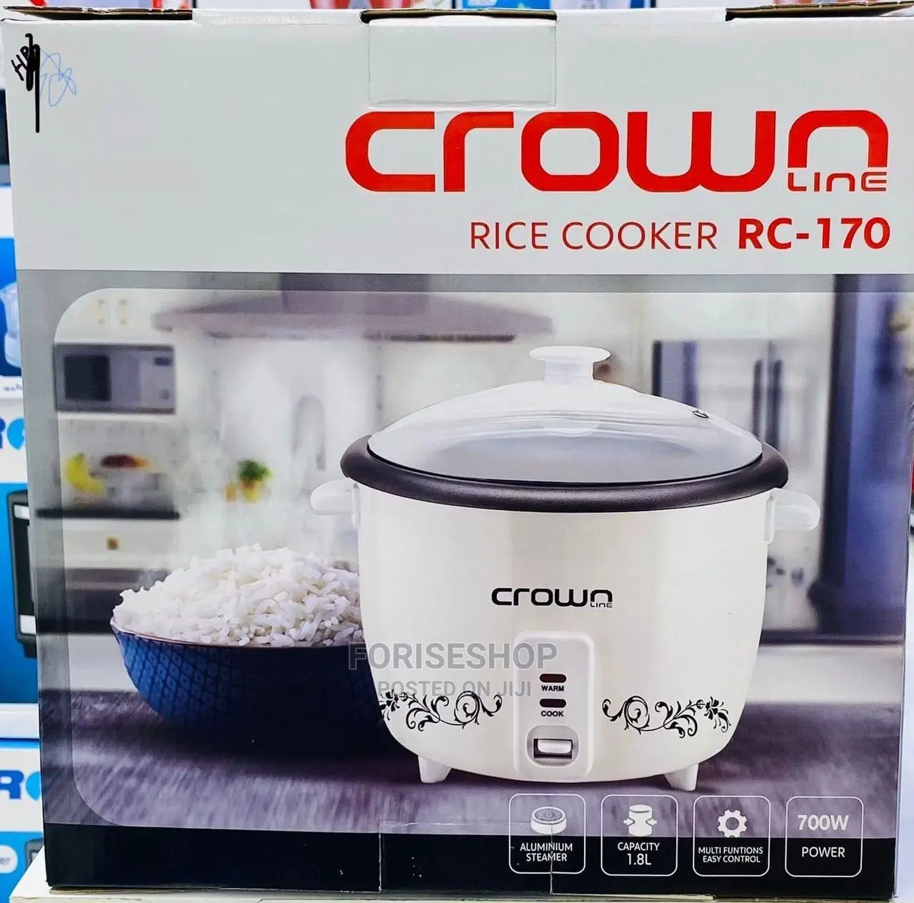 Brand New Crown Line 1.8L Rice Cooker