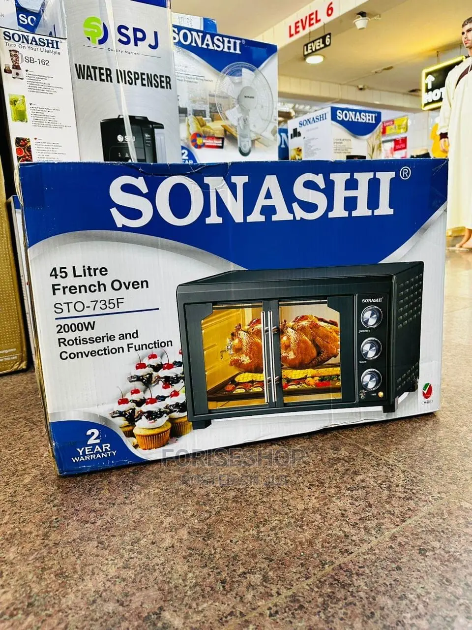 Sonashi 45 Litres French Oven 2000W