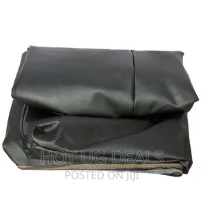 3x6 Zipped Leather Waterproof Mattress Cover - Black