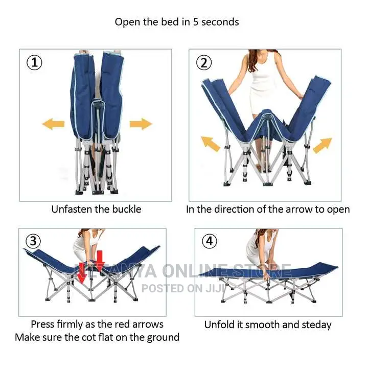 Heavy Duty Folding Camping Bed