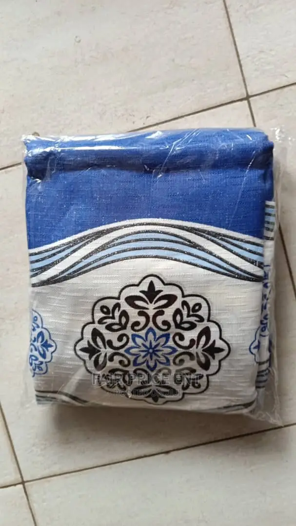 Already Made Ring Curtains.1 Pairs Makes 3 Metres.( Blue)