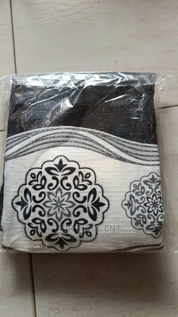 Already Made Curtains With Rings. Pair Makes 3 Metres. Black