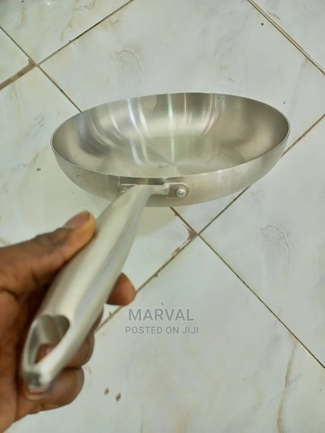 30cm Heavy Stainless Steel Frying Pan