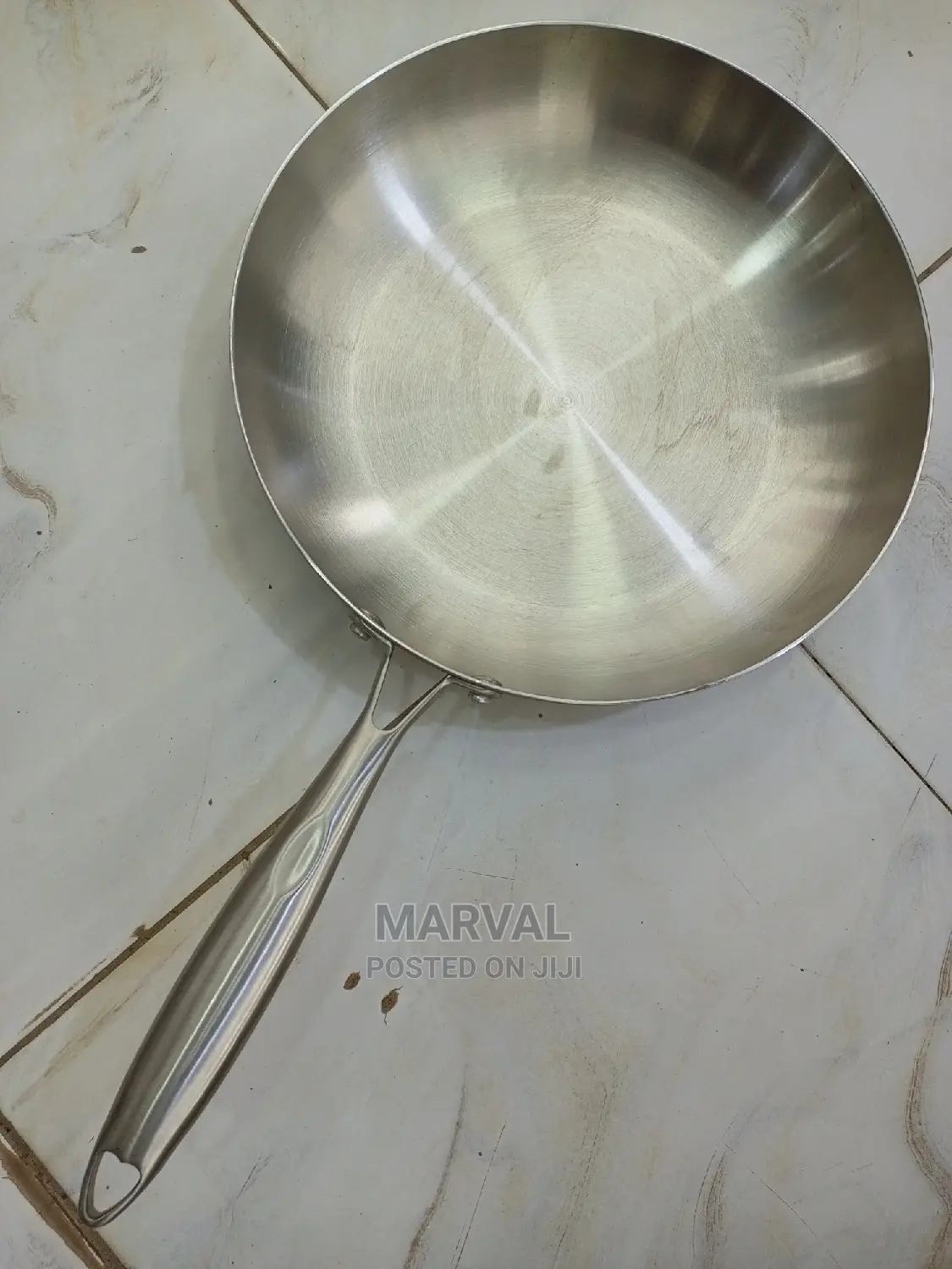 30cm Heavy Stainless Steel Frying Pan