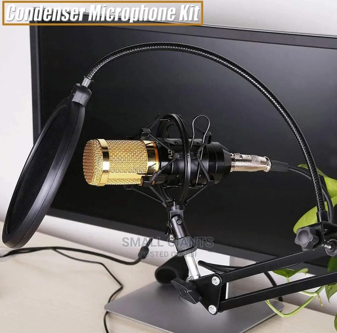 Condenser Microphone Bundle, BM-800 Kit With Live Sound Card