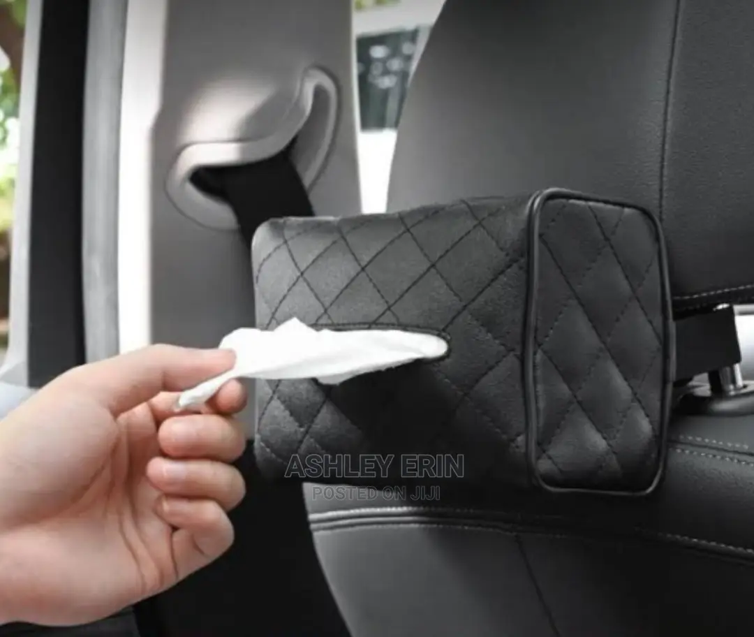 Leather Car Tissue Holder